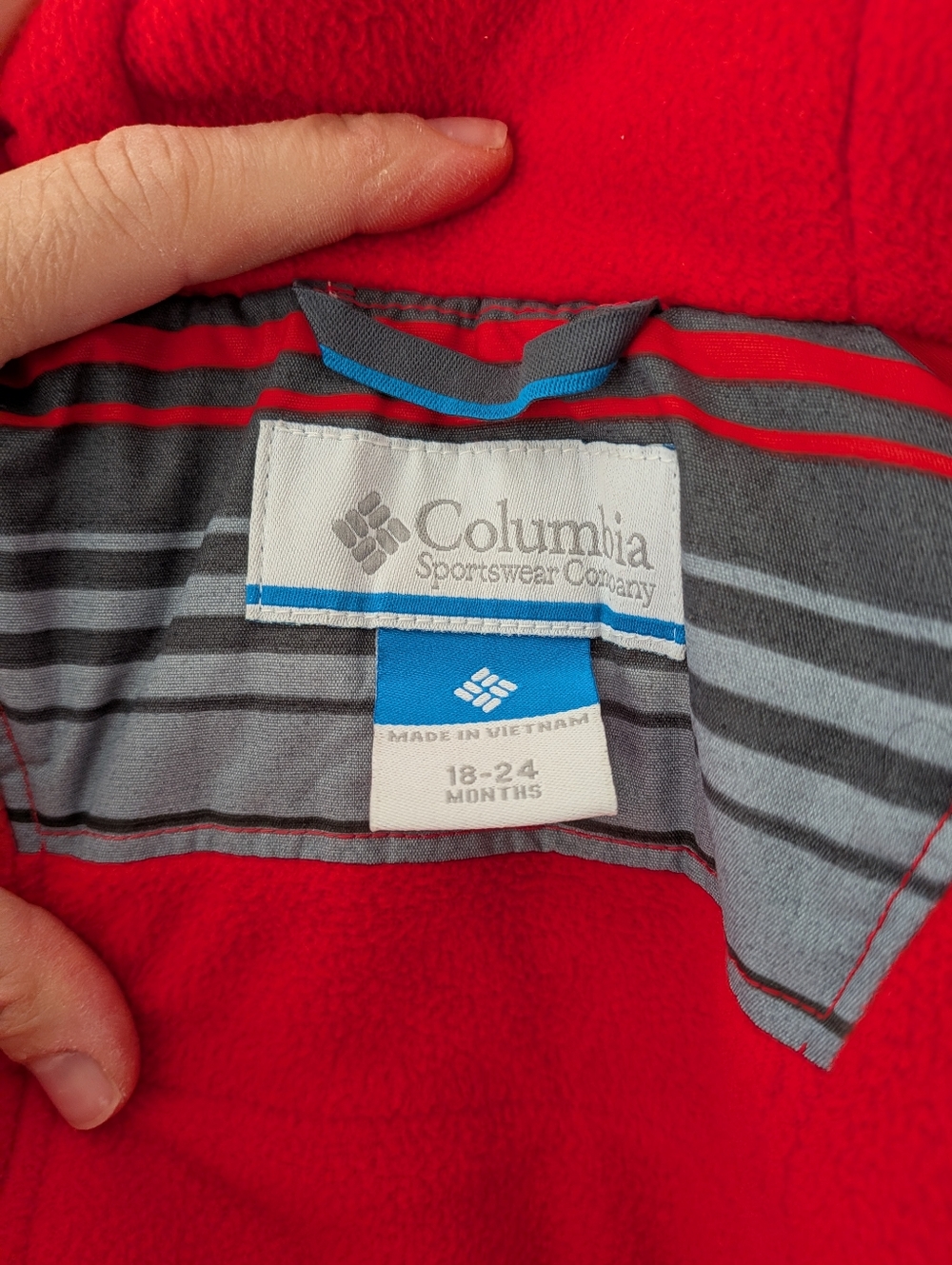 Columbia Toddler 18-24M Snow Bib And Jacket Red/Gray - Picture 10 of 16